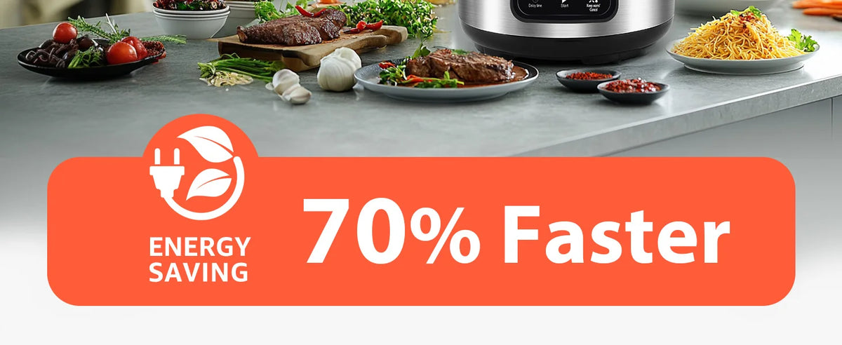 Aigostar 18-In-1 Electric Pressure Cooker Litres Programmable Pot