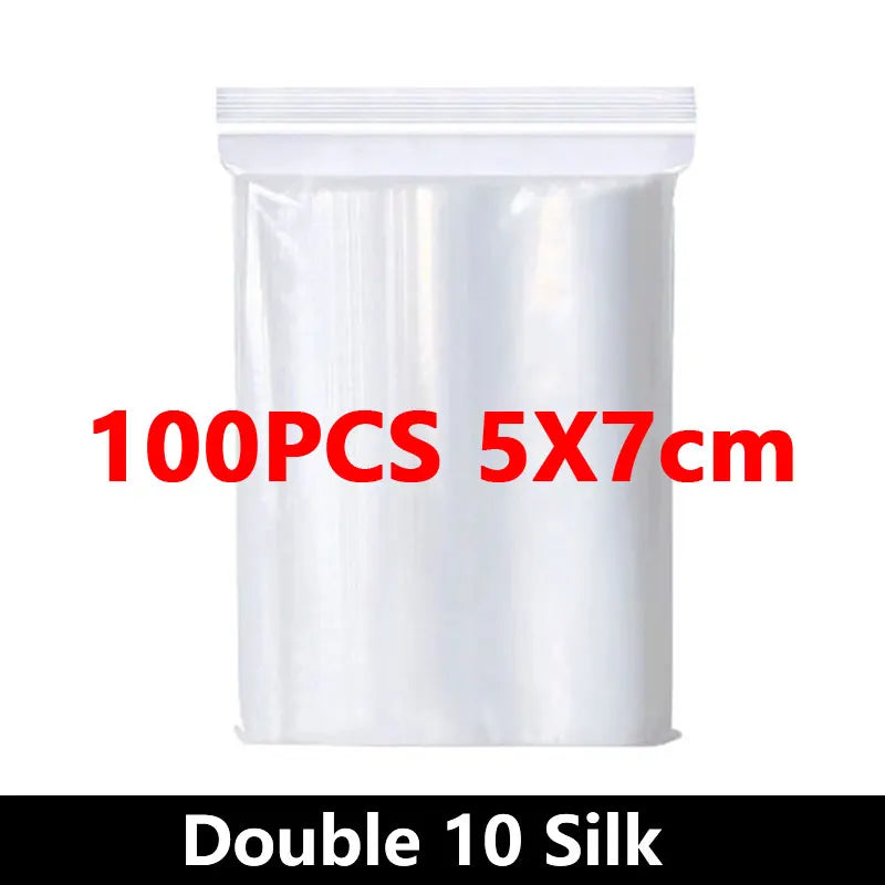 Small Zip Lock Plastic Bags Reclosable Transparent Bag