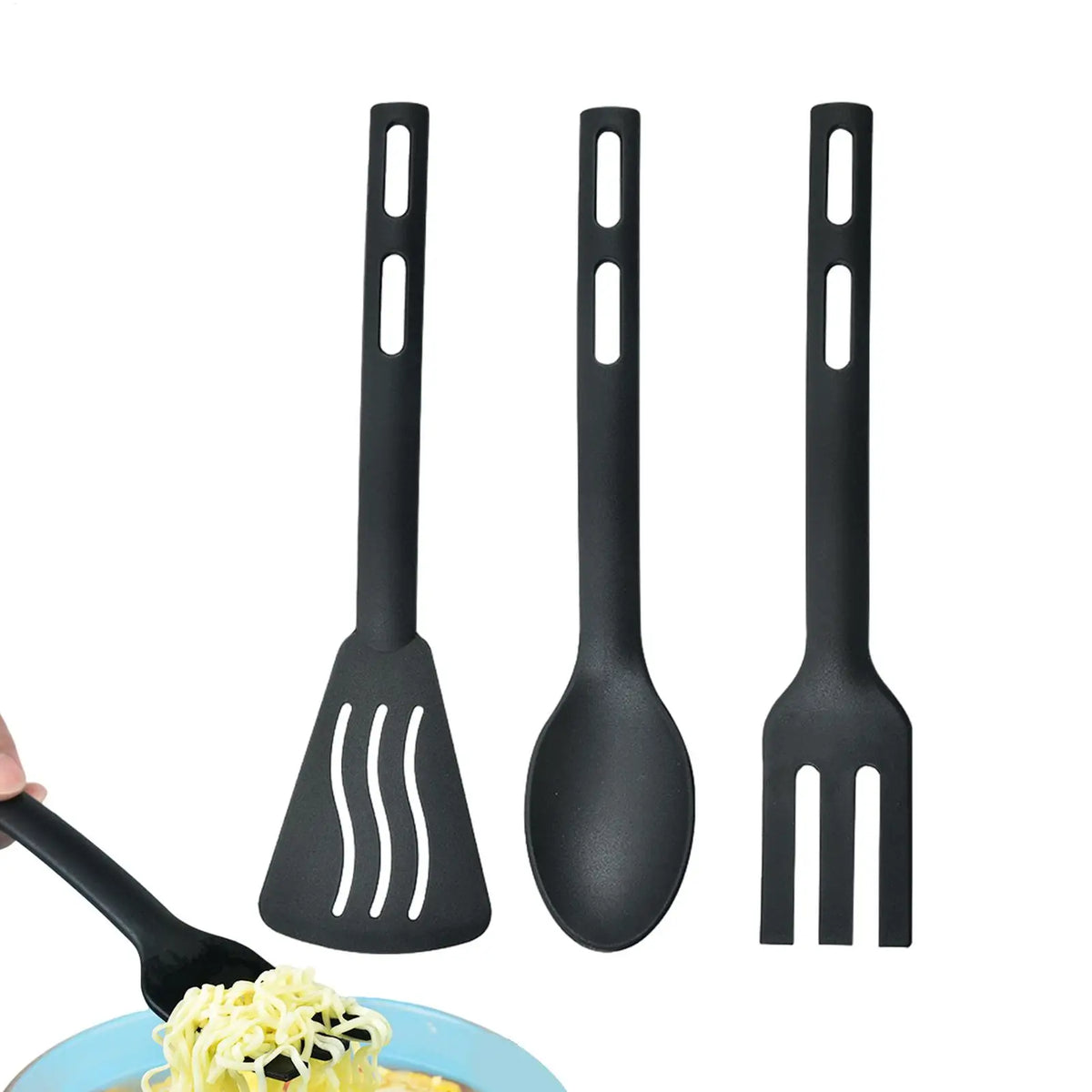 Nylon Cooking Sturdy Cutlery Kit Non-Stick Spatulas Comfortable