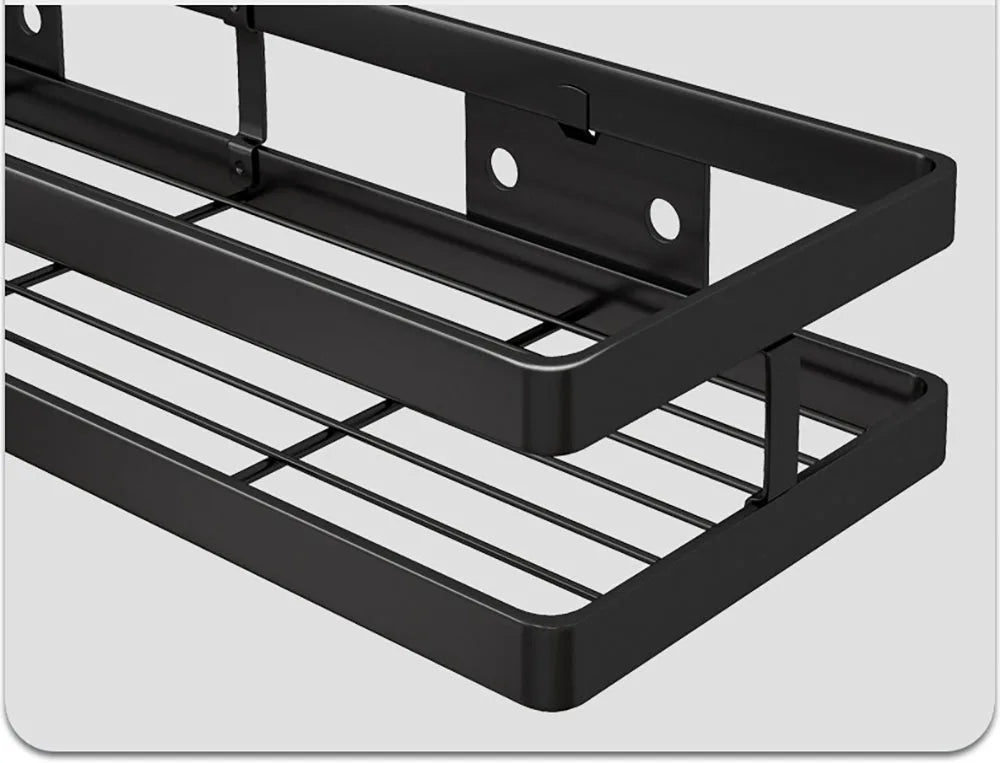 Bathroom Organizer Wall Mount Bracket Holder Wall Storage