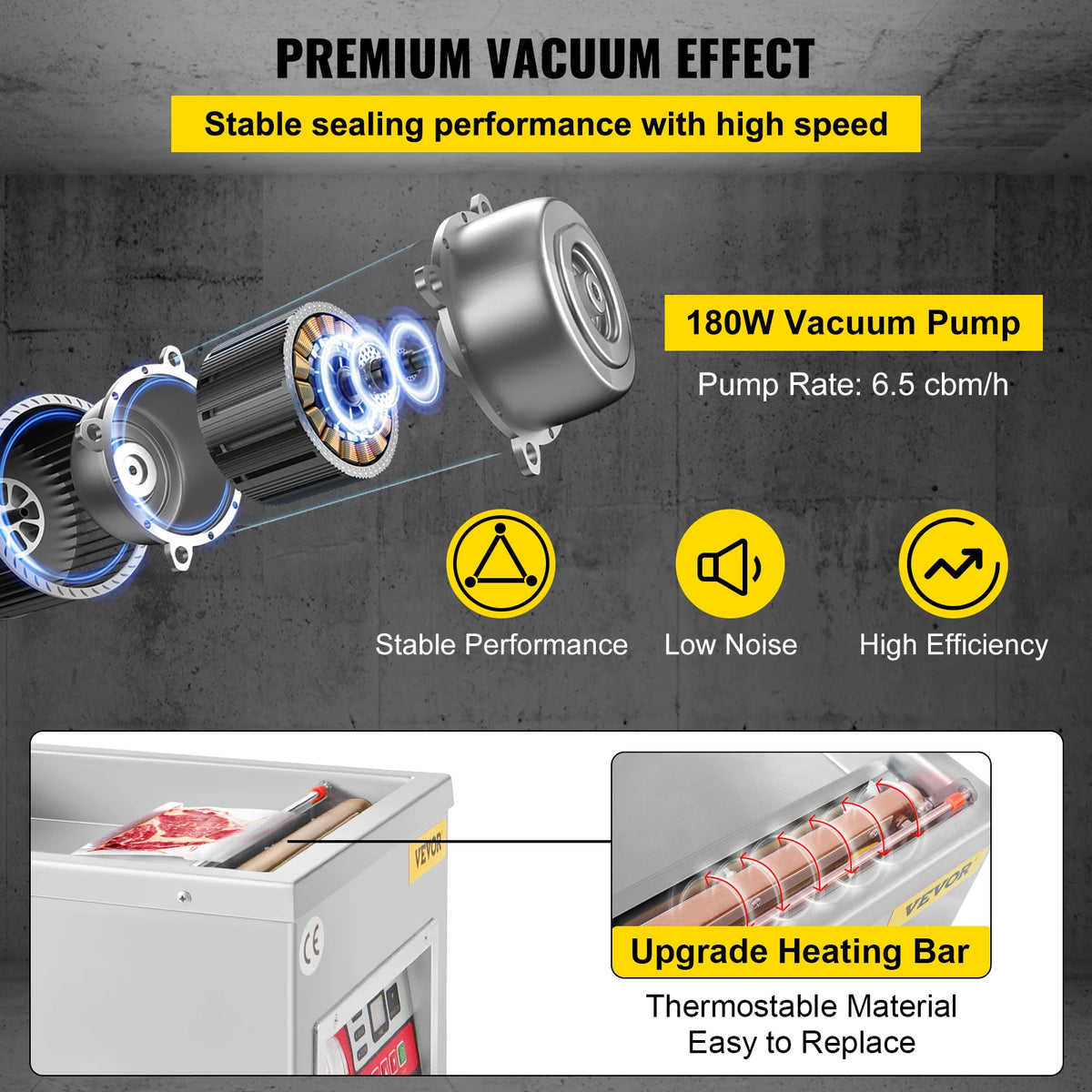 Succebuy Food Vacuum Packing Machine Dz-260a Commercial Chamber