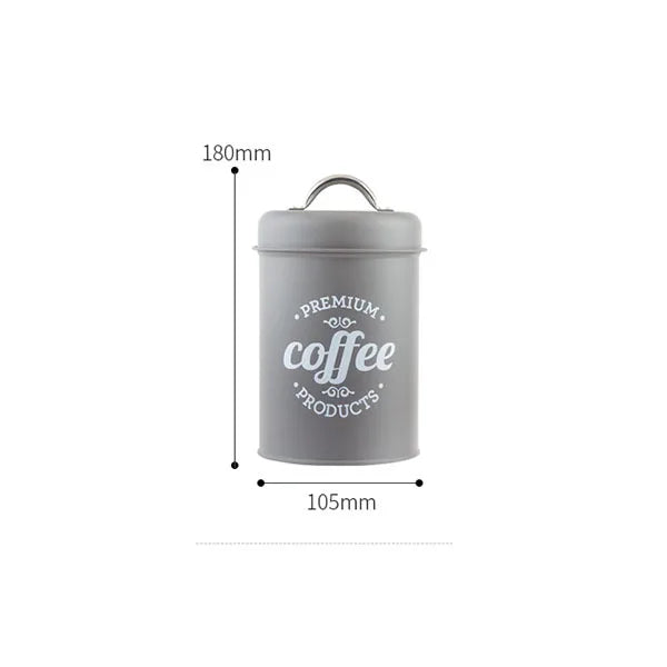 Canisters Coffee Tea Sugar Flour Metal Tin Jars
