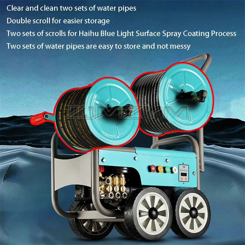 220v Sewer High-Pressure Pipeline Dredging Cleaning Machine