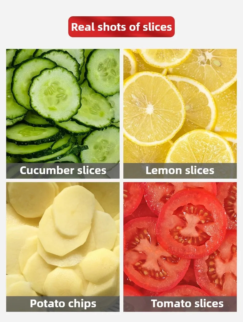 Commercial Double Spout Vegetable Cutter In Dicing Shredding