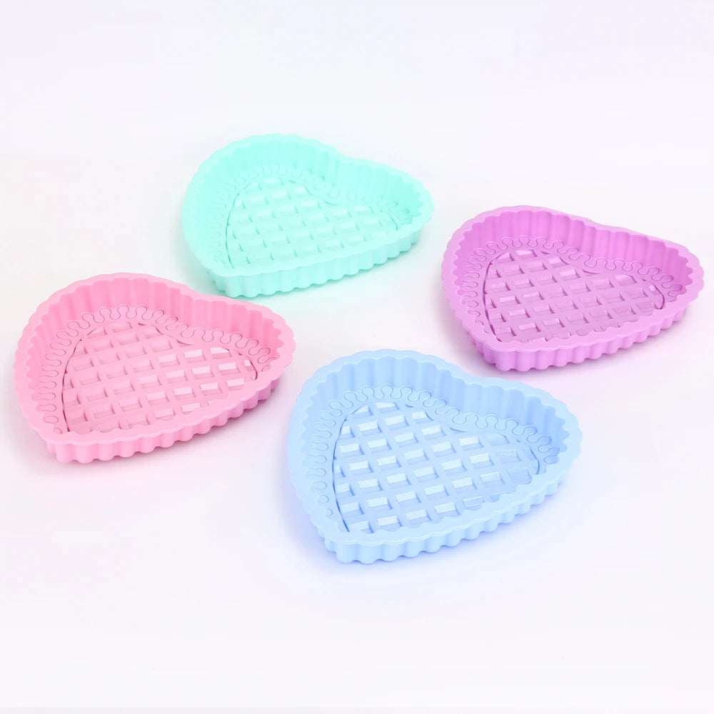 Heart Shaped Cake Pan Silicone Cake Mold Baking