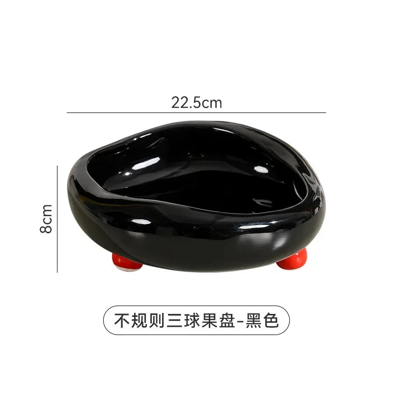 Ceramic Fruit Bowl Salad Bowl Fruit Basket Candy