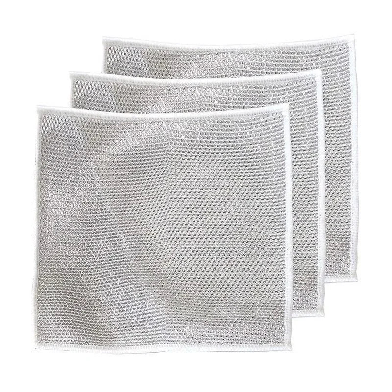 5/10/20/30pcs Dishcloths Multi-Purpose Wire Dishcloth Wet & Dry