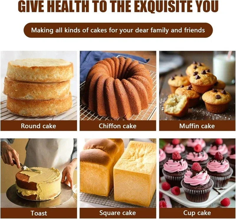 Silicone Fluted Cake Pans Non-Stick Oven Baking Pans