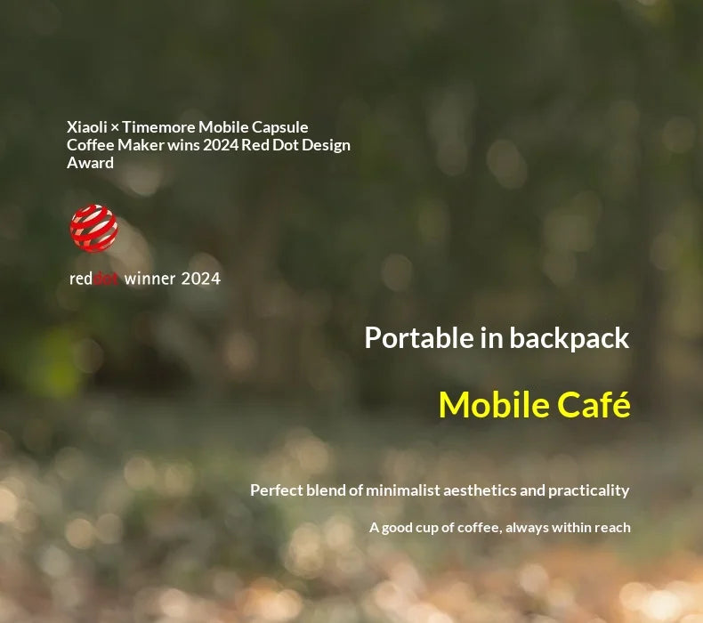 Timemore Nuttii Capsule Espresso Machine Travel & Outdoor