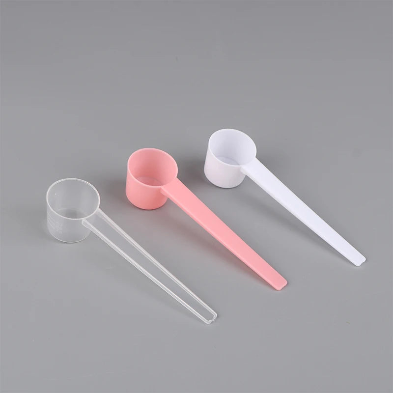 10pcs 5g Plastic Measuring Spoons Scoops Coffee Protein