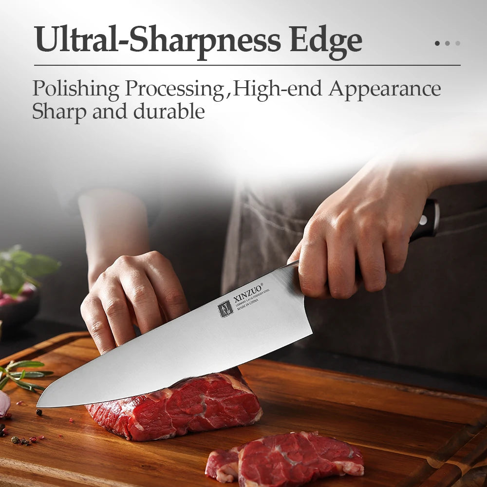 Xinzuo Inch Chef Knife German 4116 Steel Profesional