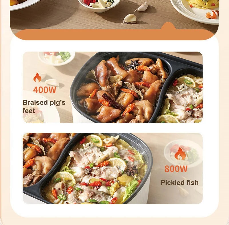 6l Double Liner Electric Pot Large Capacity Non-Stick