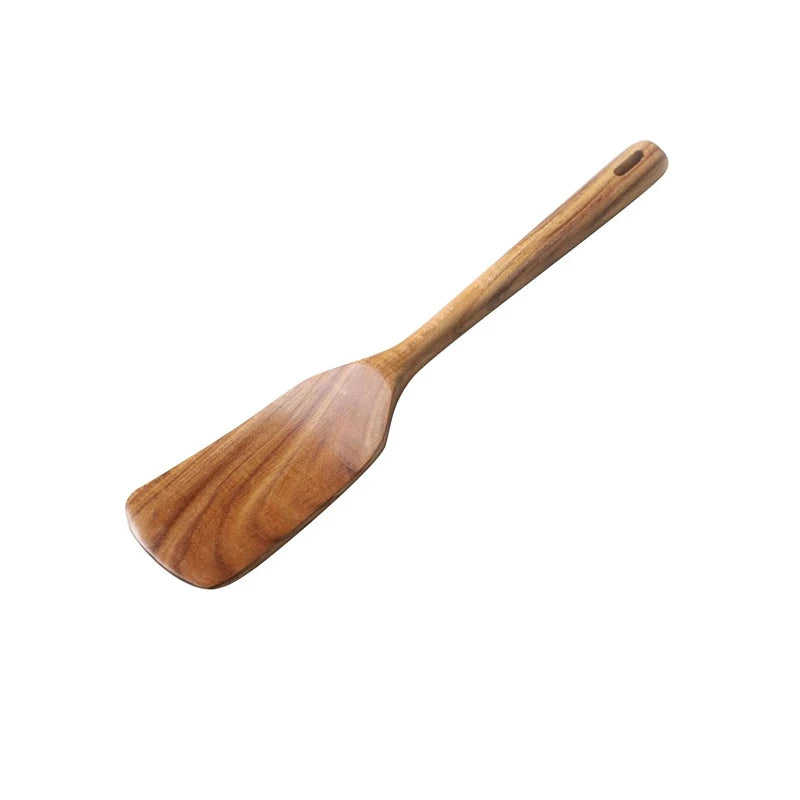 Teak Spatula Of Wooden Spatula Cooking Nonstick Cooking