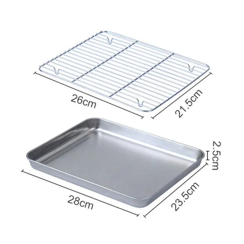304 Stainless Steel Food Tray Cooling Rack Bbq