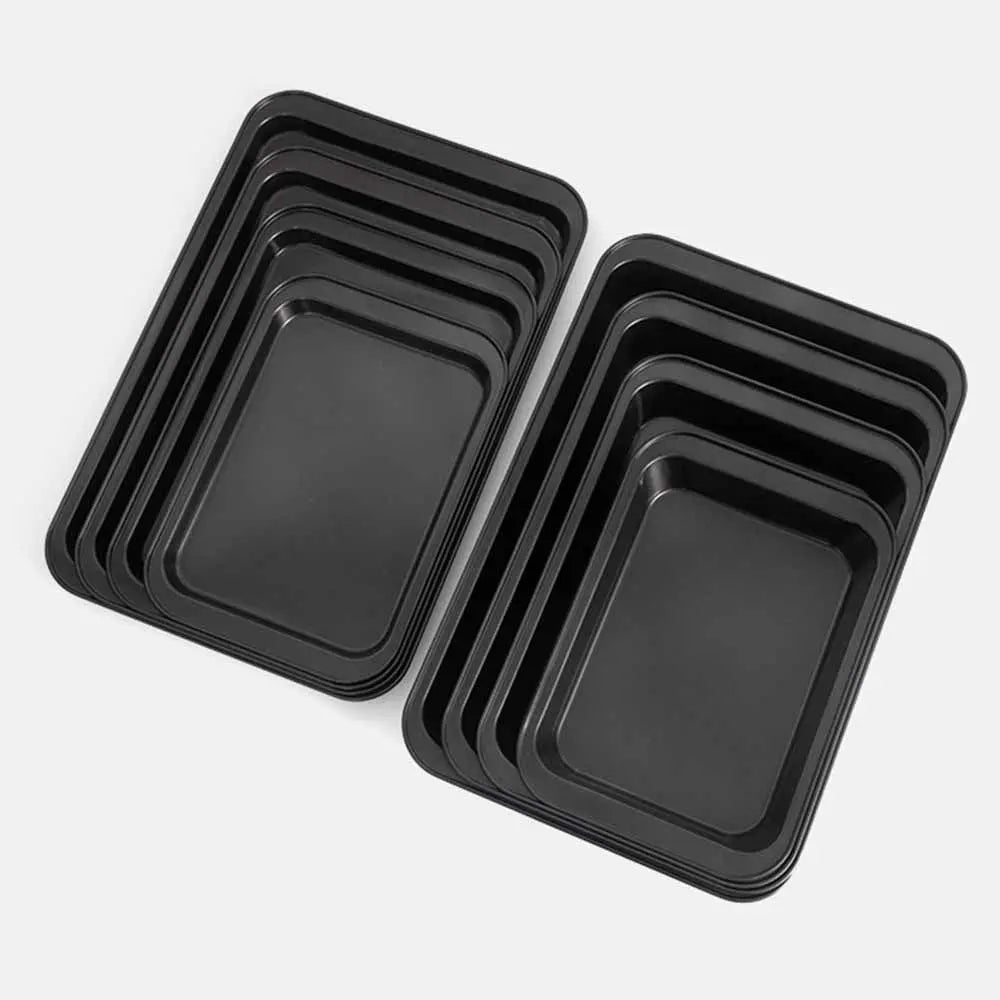 Non-Stick Rectangular Baking Pan 31/37/42/47cm Deep/Shalow Plate