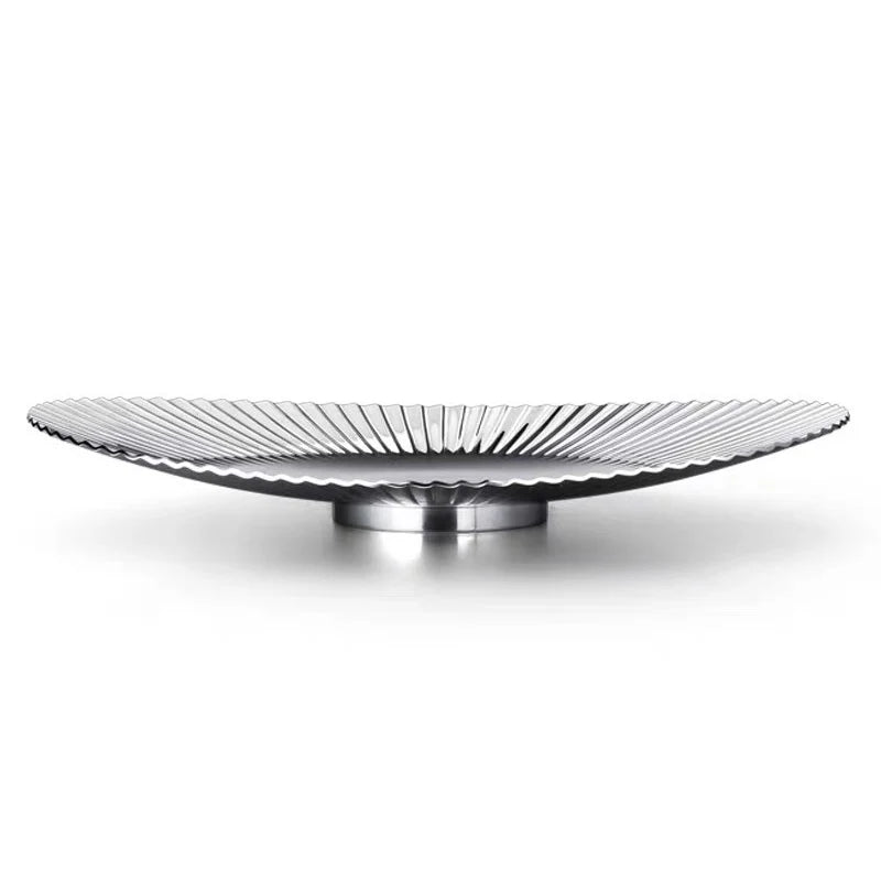 Nordic Luxury Stainless Steel Serving Tray Dish Dining