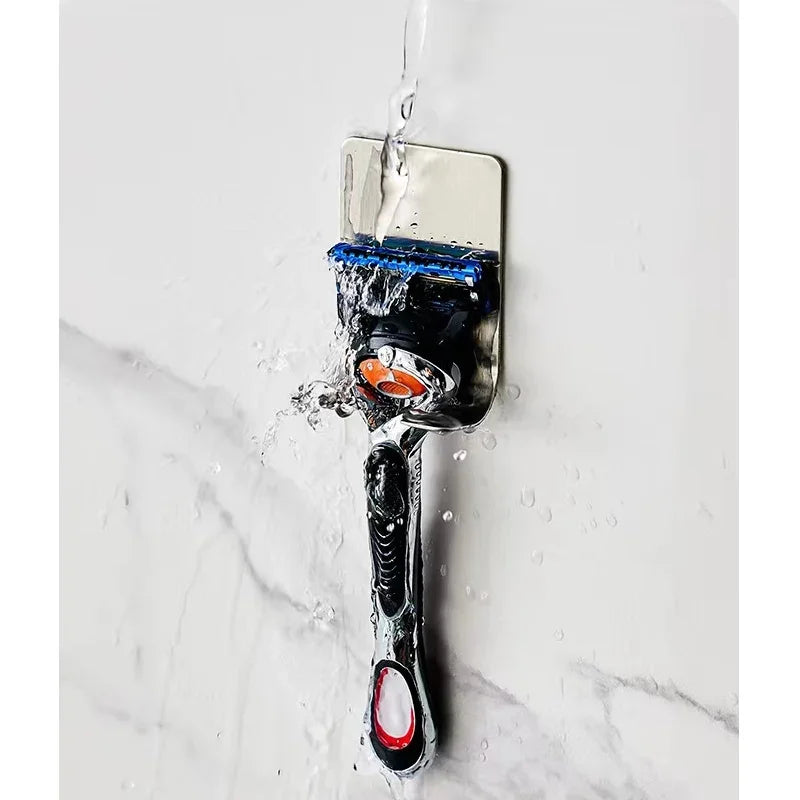 1pc Stainless Steel Razor Hook Wall Adhesive Shaving