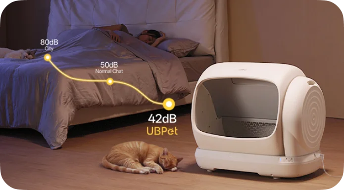 106l Smart Automatic Cat Litter Box Semi-Open Self-Cleaning