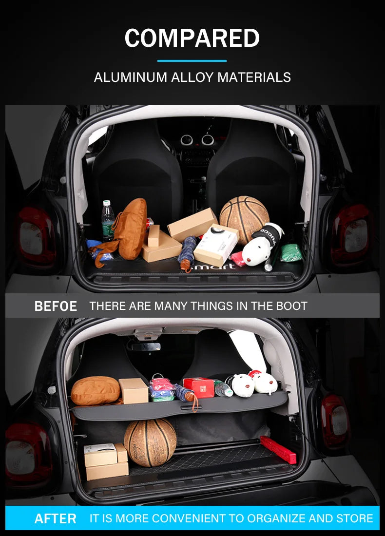 Trunk Curtain Cover Trunk Storage Bag Net Trunk