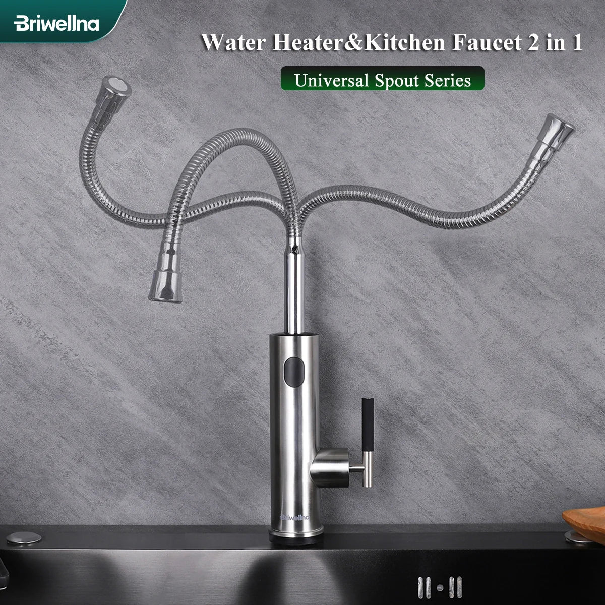 Briwellna Electric Water Heater 220v In Faucet Tankless