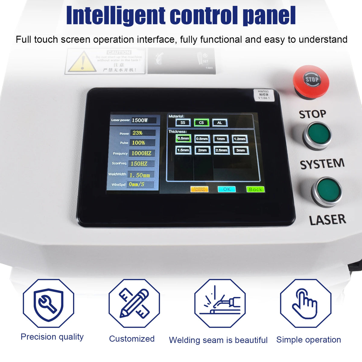 3000w In Fiber Laser Welding Cutting Cleaning Soldering