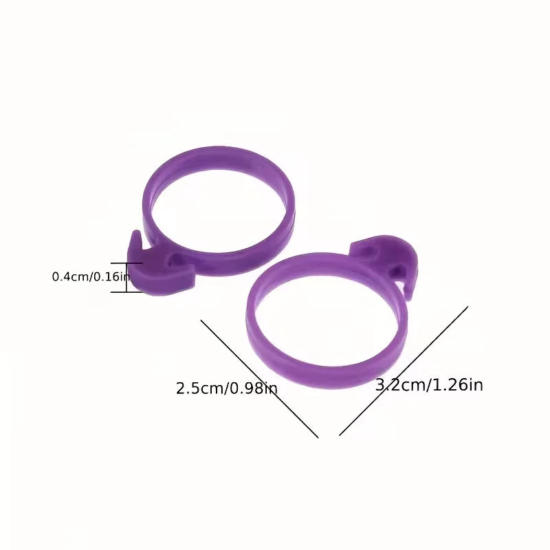 5pcs/10pcs/20pcs/30pcs/50pcs Random Color Icing Piping Rings