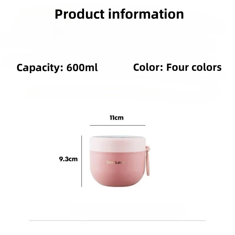 600ml 304 Stainless Steel Soup Noodle Bowls Lid