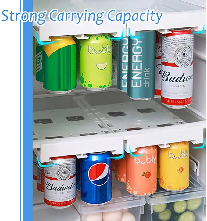 Refrigerator Storage Box Organizer Can Space-Saving Organizer Can