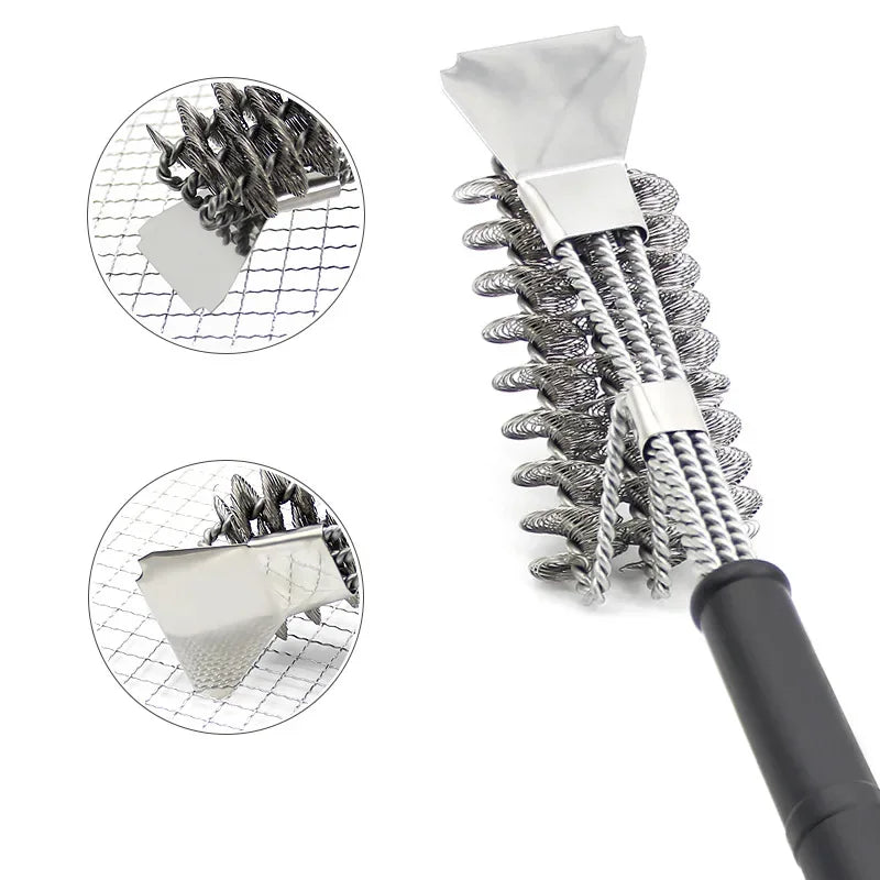 Safe Grill Brush Bbq Rack Scraper Bbq Rack
