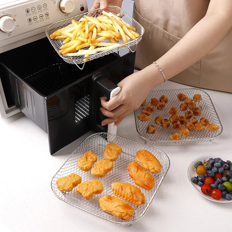 Air Fryer Baking Rack Metal Oven Grill Racks