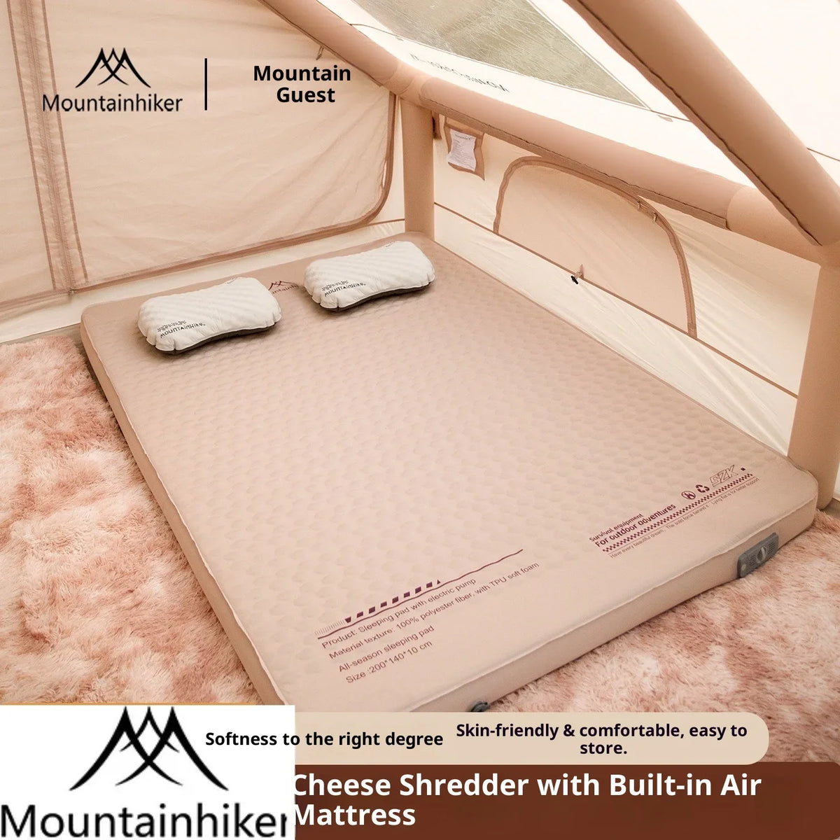 Mountainhiker Sleeping Pad Mat Upgrade Edition 10cm High