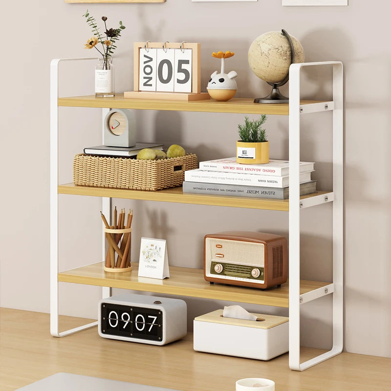 Multi-Layer Desk Organizer Rack Office Computer Table Storage