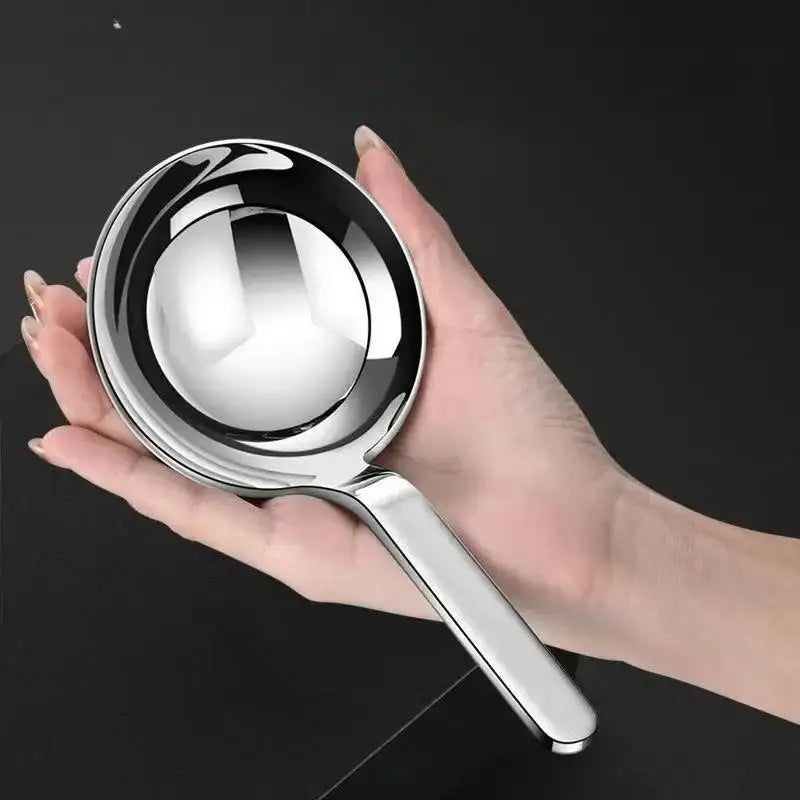 Short Handle Large Ramen Bouillon Spoon Deepen Tablespoons