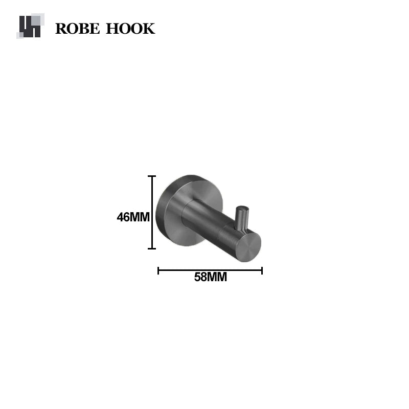 Gray Bathroom Hardware Cup Rack Towel Rack Toilet