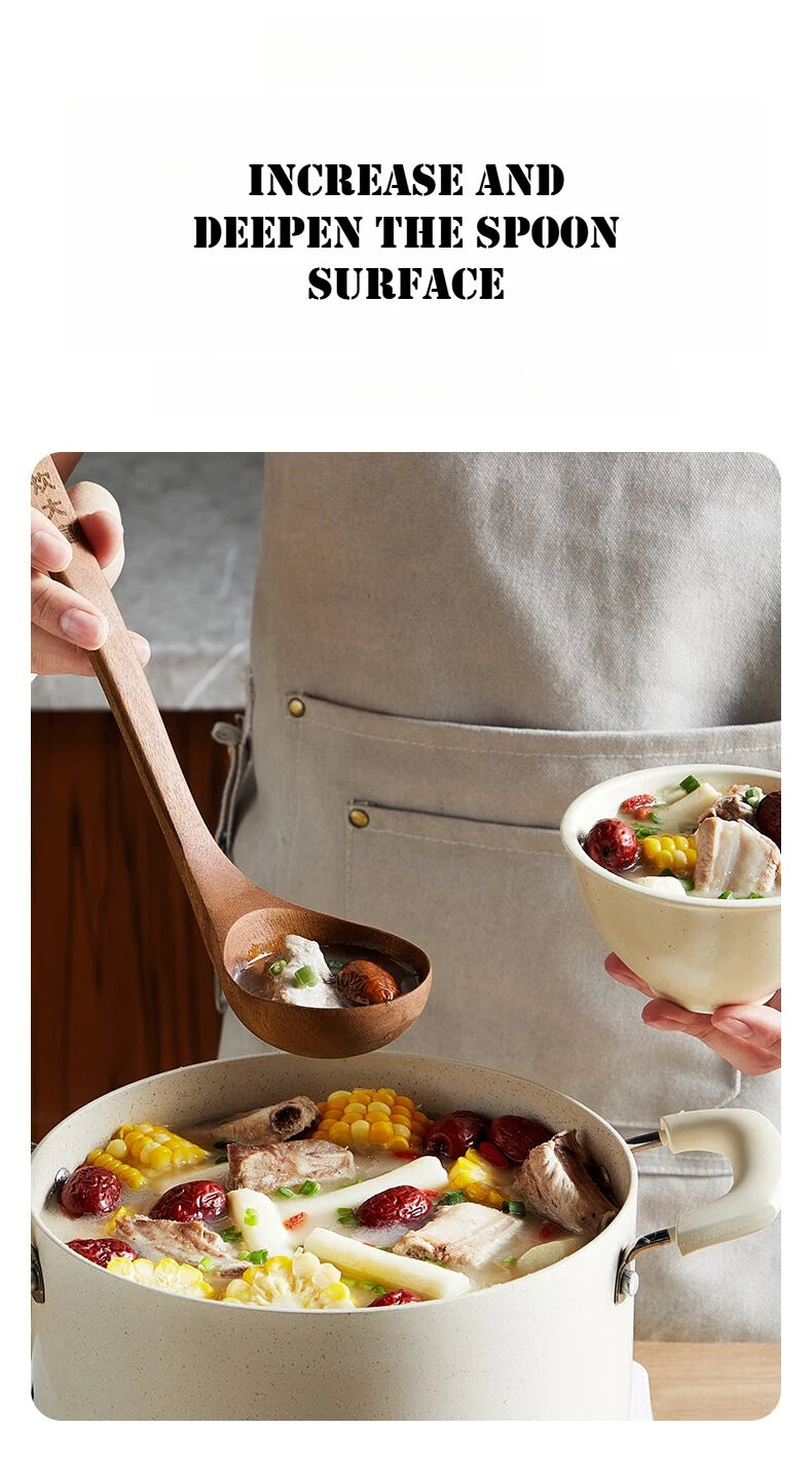 Cooker King 3-In-1 Cooking Ebony Spatula Spoon Family