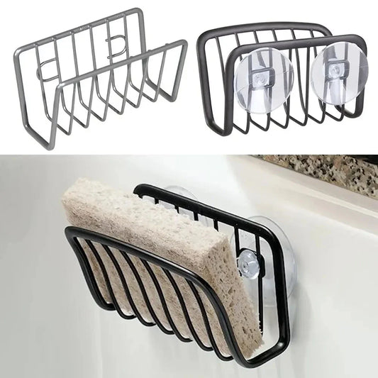 Sponge Holder Sink Stainless Steel Suction Cup Sponge