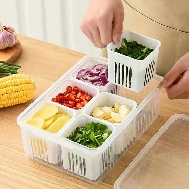 Food Storage Containers Lids Airtight Refrigerator Food Fresh