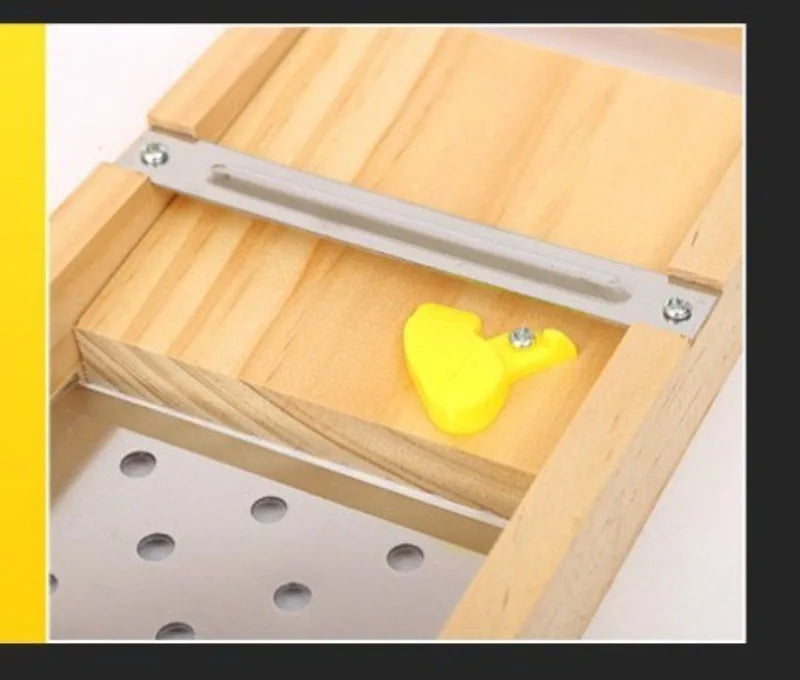 Wooden Slicer Adjustable Stainless Steel Blade Universal Slicer