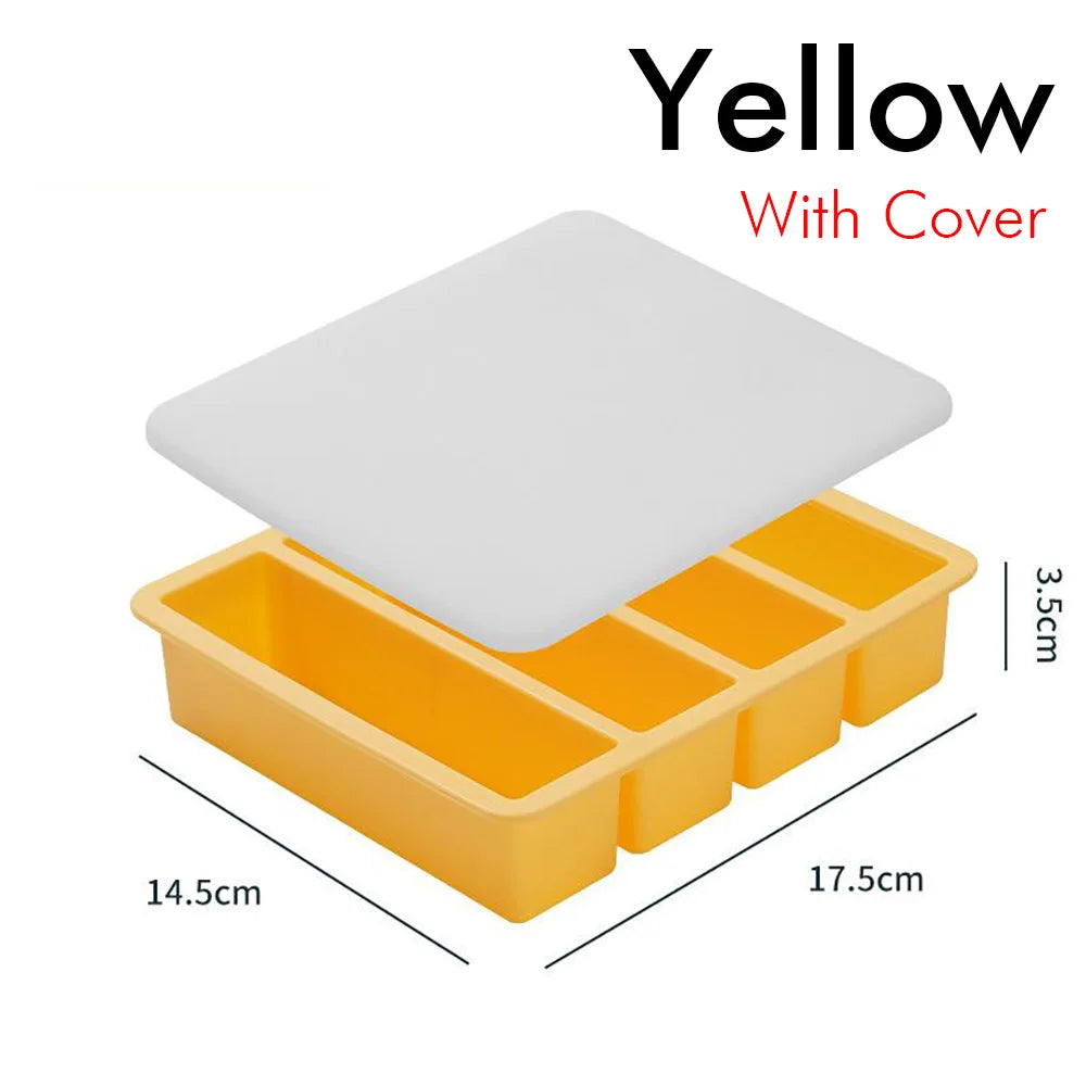 Ice Cube Tray Lid Large Long Ice Mold