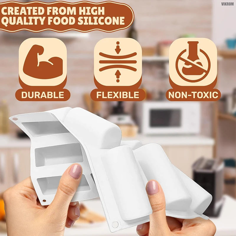 Cavity Log Cake Mold Baking 3d Roll Cylinder