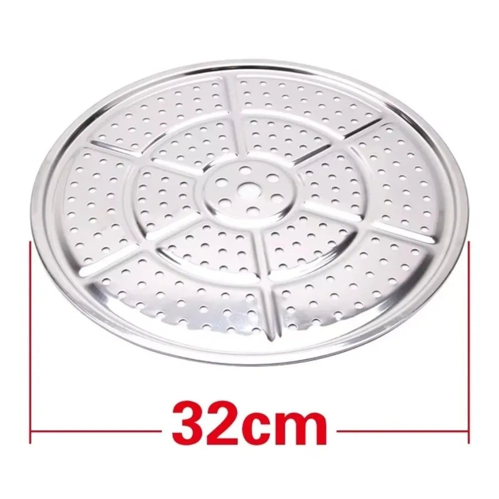 Durable Stainless Steel Steamer 16-34cm Compartment Steamed Rice