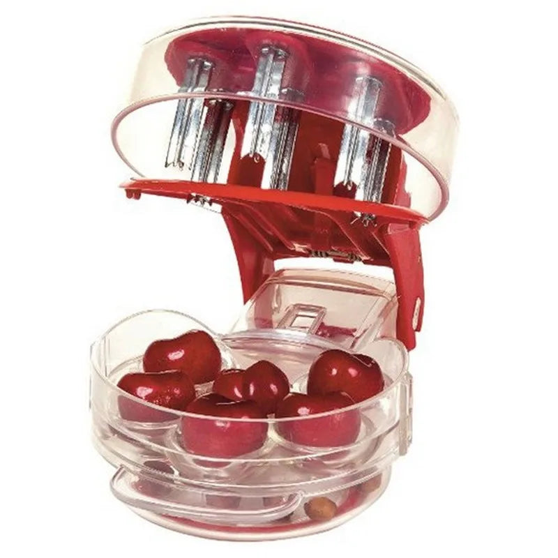 Hole Cherry Corer Container Novelty Super Cherry Pitter