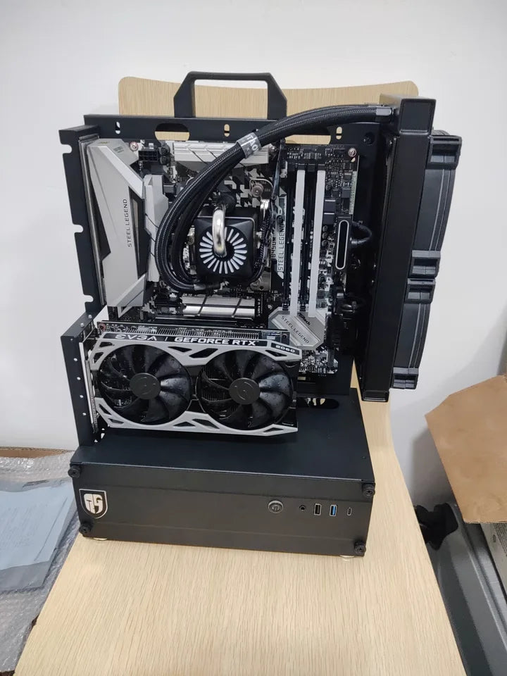 Open Frame Pc Case 240/360 Liquid & Air