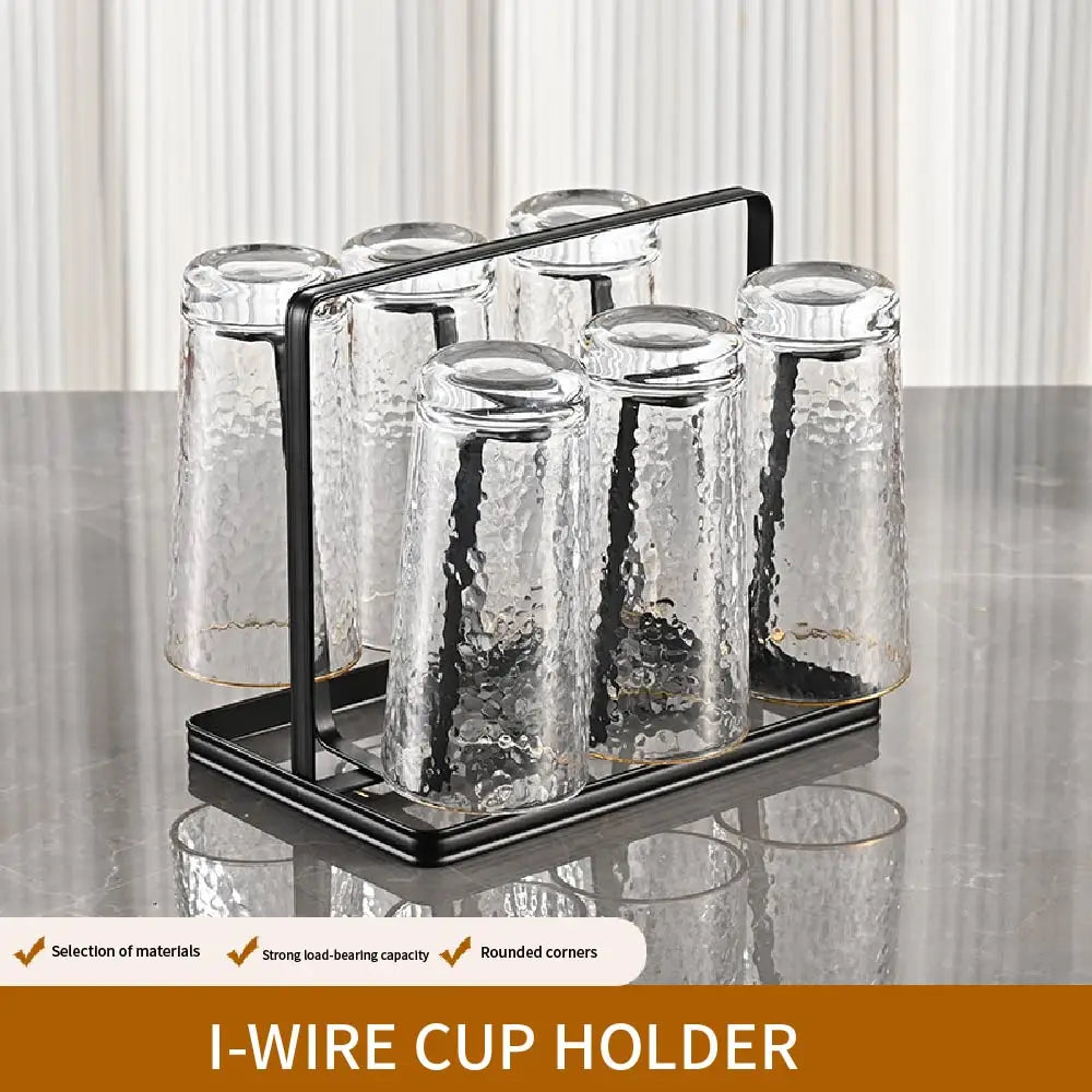 1pcs Cup Glass Drying Rack Non-Slip Cup Organizer
