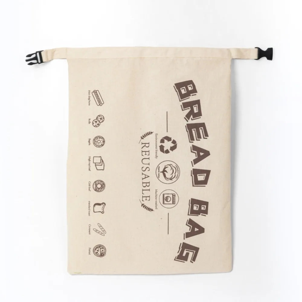 Food Grade Reusable Bread Bag Made Of Cotton