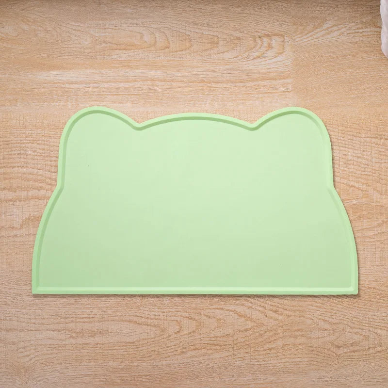 1pc Cat Dog Meal Mat Pet Silicone Mat