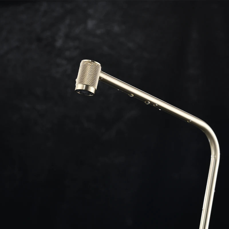 Gun Grey Copper Sink Faucet Rotate 360 Cold