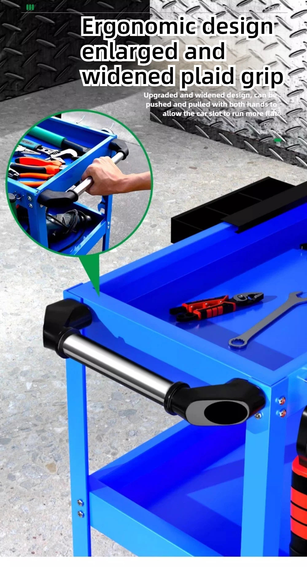 Baolian Mechanical Workshop Toolscart Trolley Brake Wheels