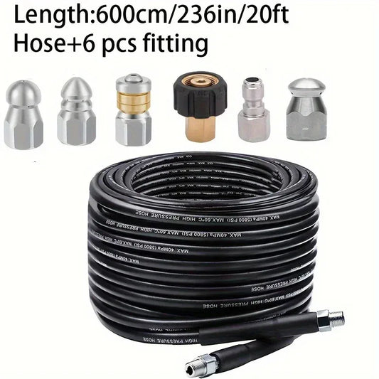Sewer Jetter Kit 100 Ft Pressure Washer Drain