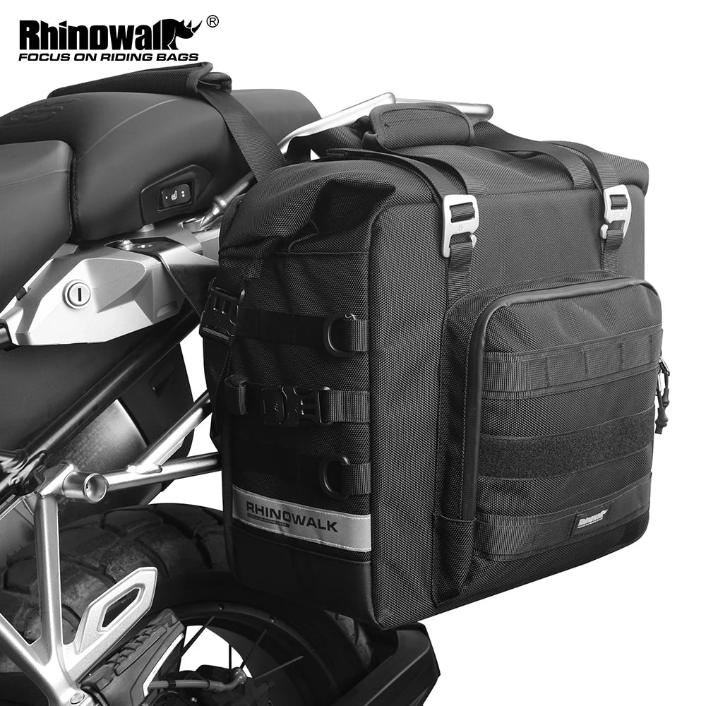 Rhinowalk Motorcycle Side Bag Quick Release 3d Cube